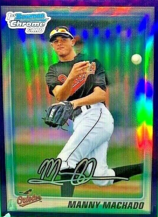 Manny Machado [Purple Refractor] #BDPP80
