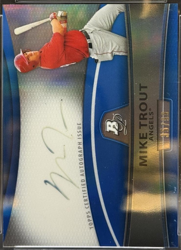 Mike Trout [Blue Refractor] #BPAMT