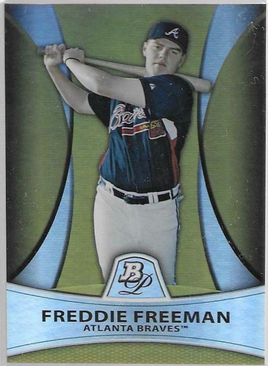 Freddie Freeman [Gold Refractor] #PP13