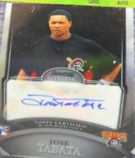 Jose Tabata [Refractor Autograph] #10