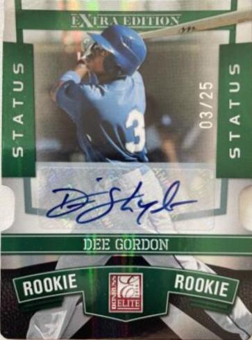 Dee Gordon [Signature Status Emerald] #134