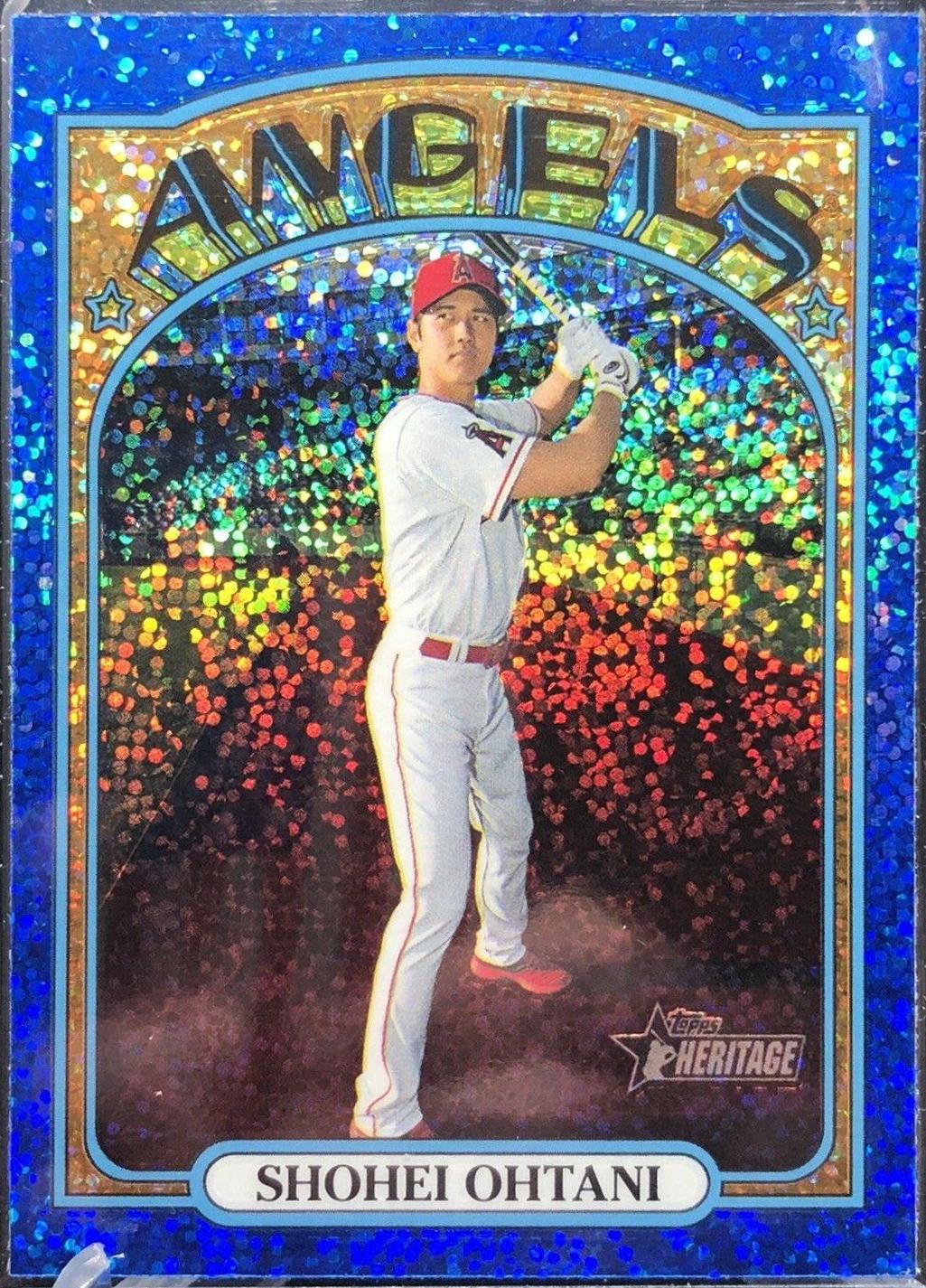 Shohei Ohtani [Chrome Blue Sparkle Refractor] #245