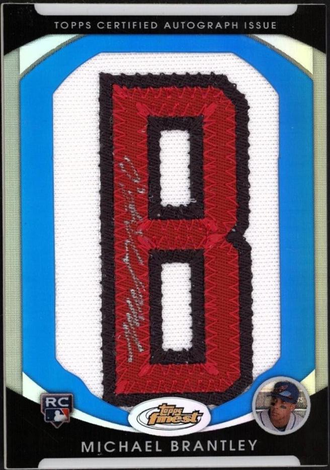 Michael Brantley [Autograph Letter Patch Refractor] #156