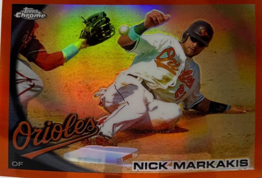 Nick Markakis [Orange Refractor] #152