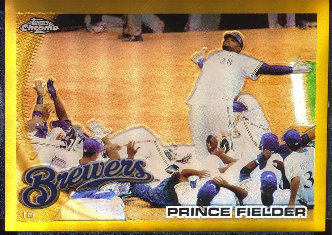 Prince Fielder [Gold Refractor] #1
