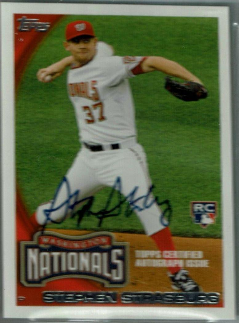 Stephen Strasburg [Mcg Autograph] #661