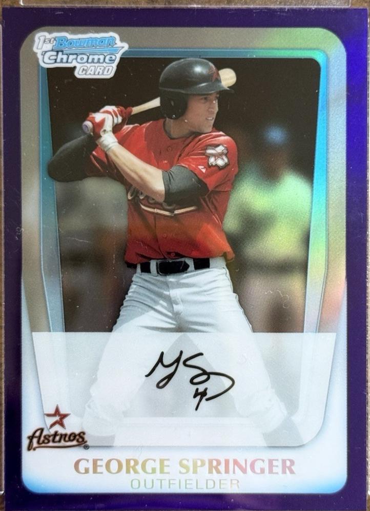 George Springer [Blue Refractor] #BCAPGS