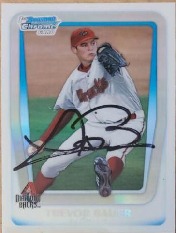 Trevor Bauer [Orange Refractor Autograph] #BCAPTB