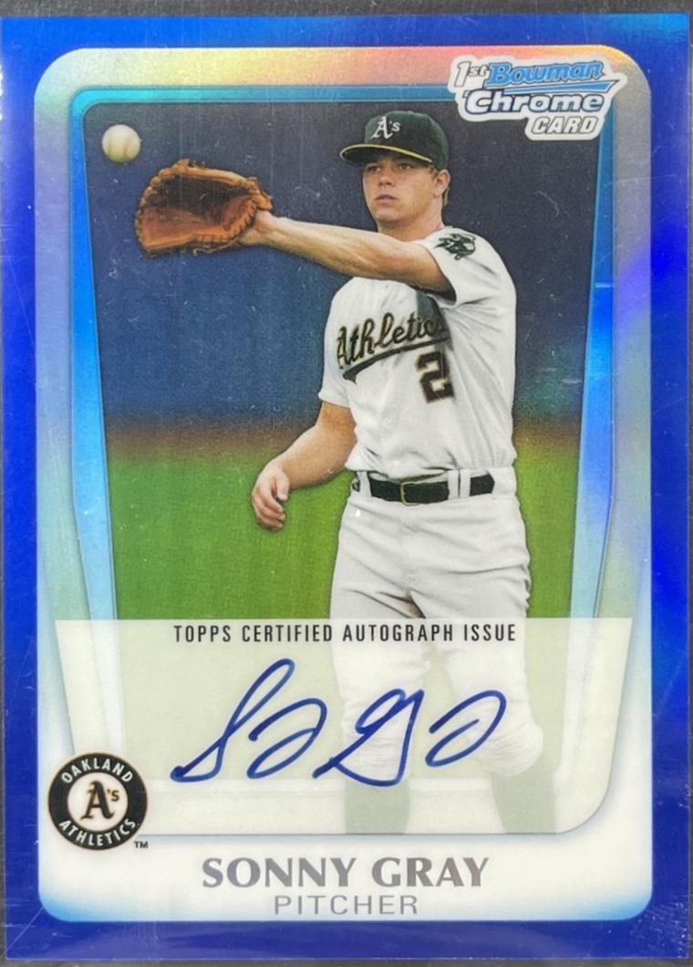 Sonny Gray [Blue Refractor] #SGR