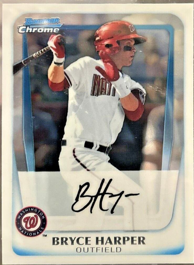 Bryce Harper [Blue Refractor Autograph] #BCP1