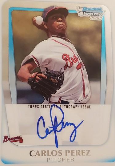 Carlos Perez [Autograph] #BCP108