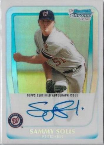 Sammy Solis [Refractor Autograph] #BCP106