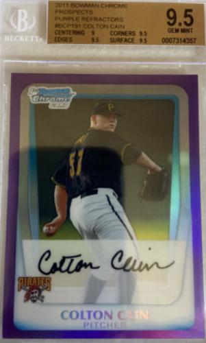 Colton Cain [Orange Refractor] #BCP191