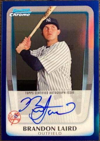 Brandon Laird [Blue Refractor Autograph] #BCP214