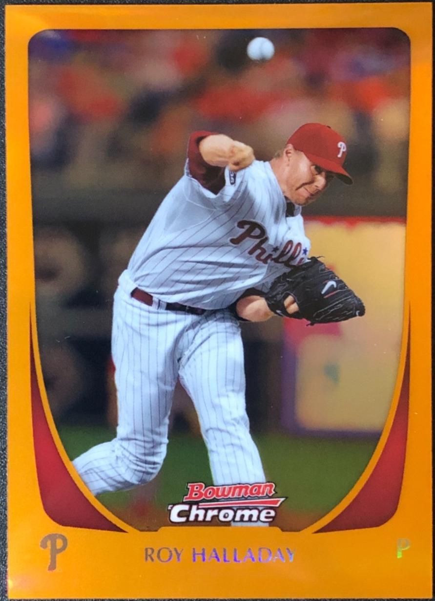 Roy Halladay [Orange Refractor] #85