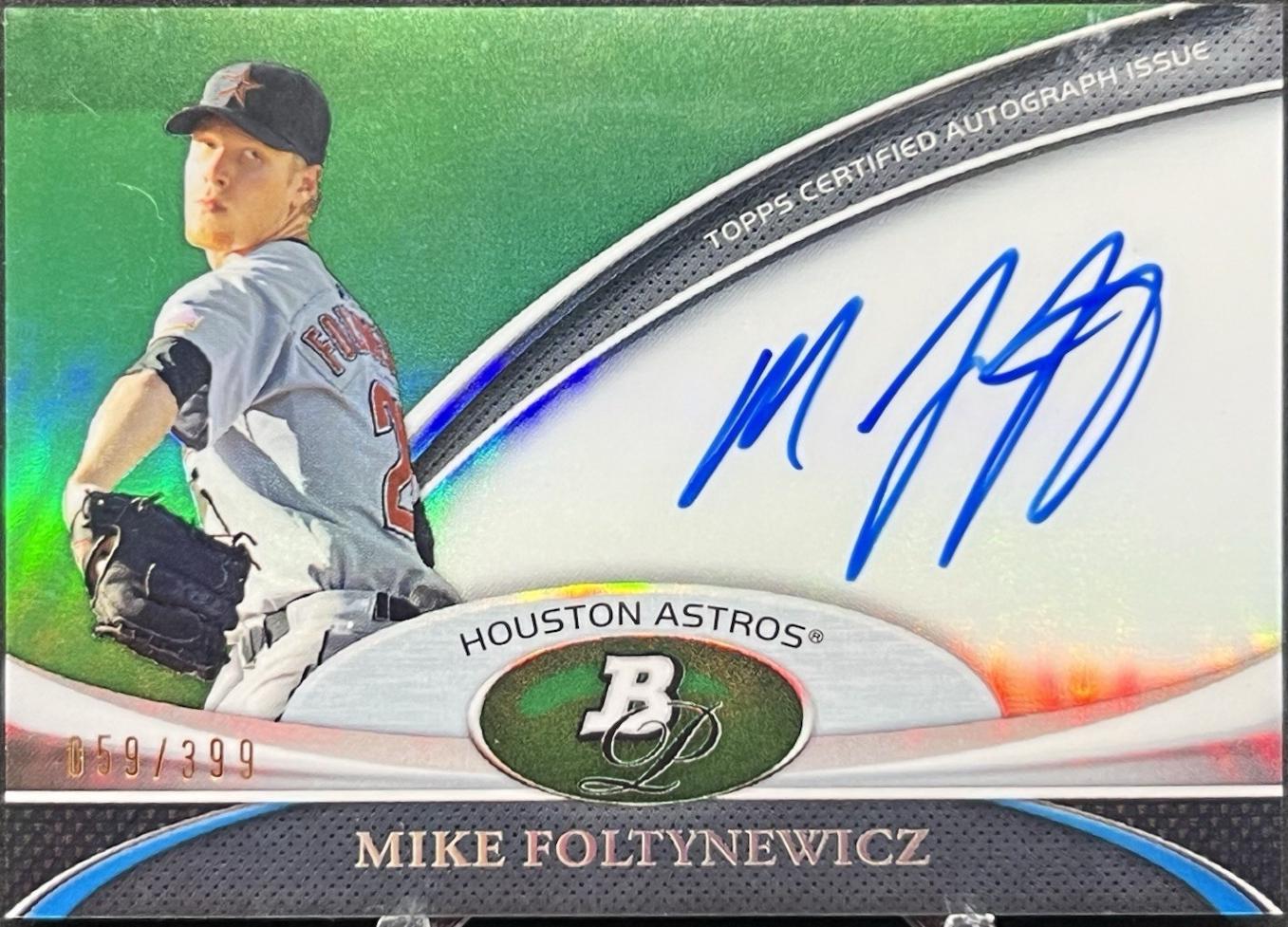 Mike Foltynewicz [Green Refractor] #BPAMF