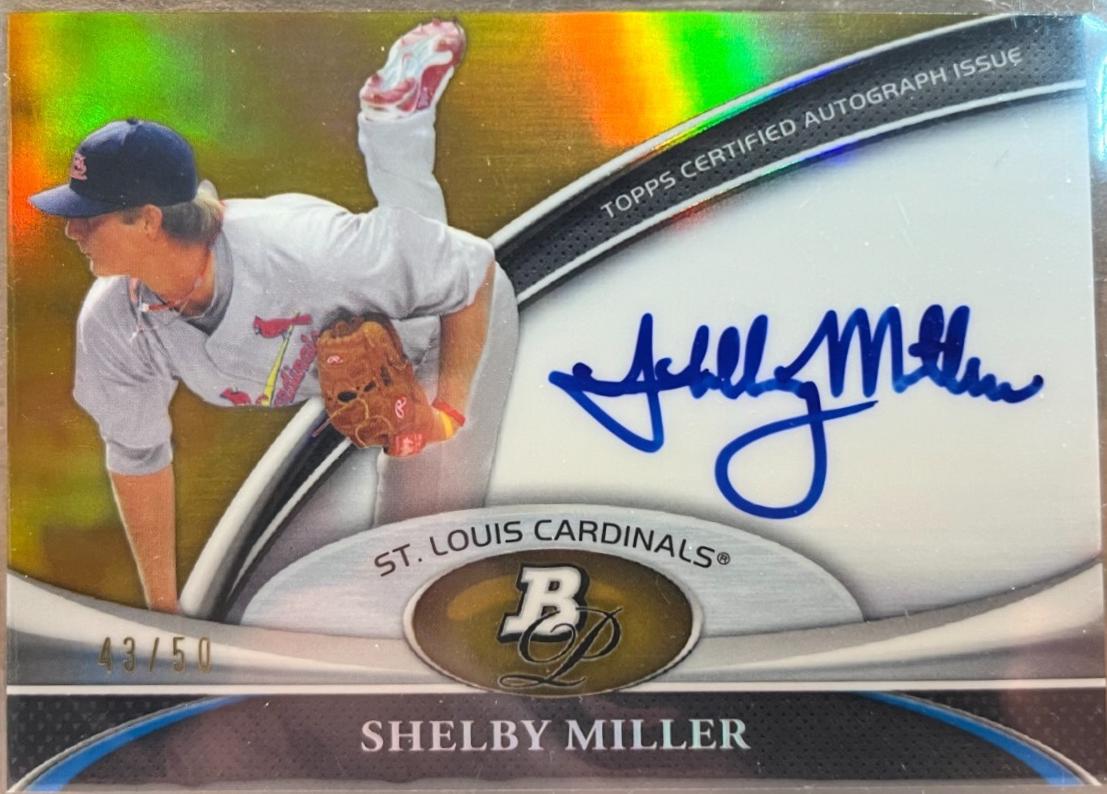 Shelby Miller [Green Refractor] #BPASM