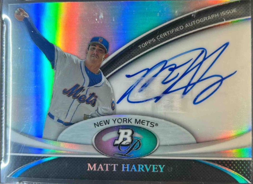 Matt Harvey [Gold Refractor] #MH