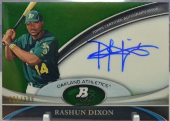 Rashun Dixon [Green Refractor] #BPARD