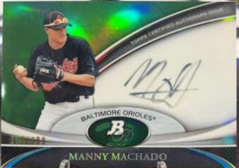Manny Machado [Green Refractor] #BPAMM
