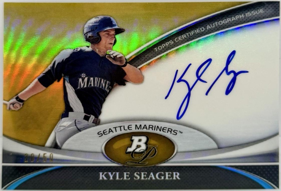 Kyle Seager [Gold Refractor] #BPAKS