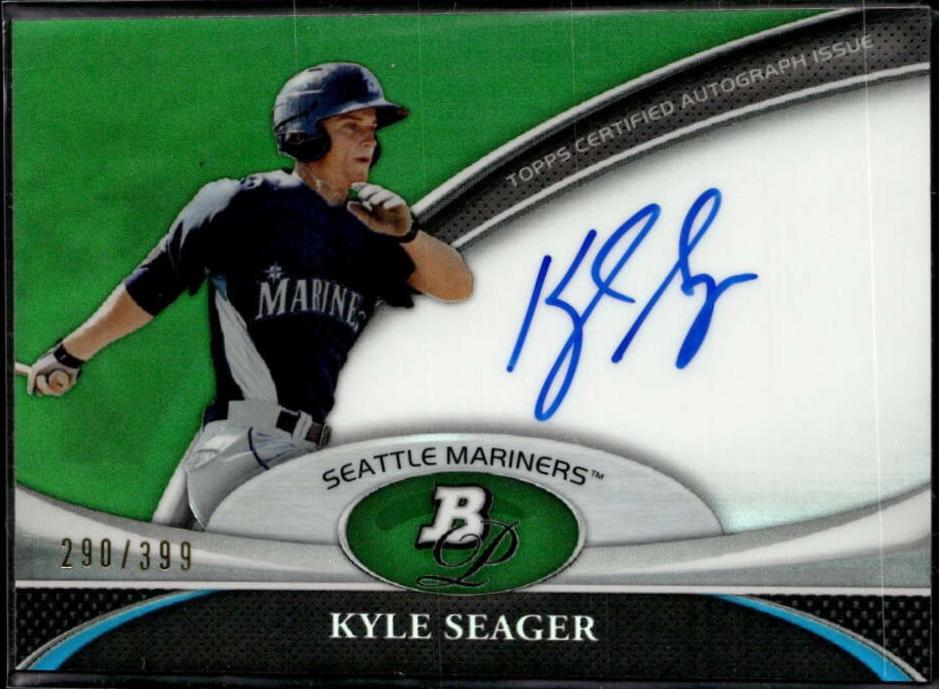 Kyle Seager [Green Refractor] #BPAKS