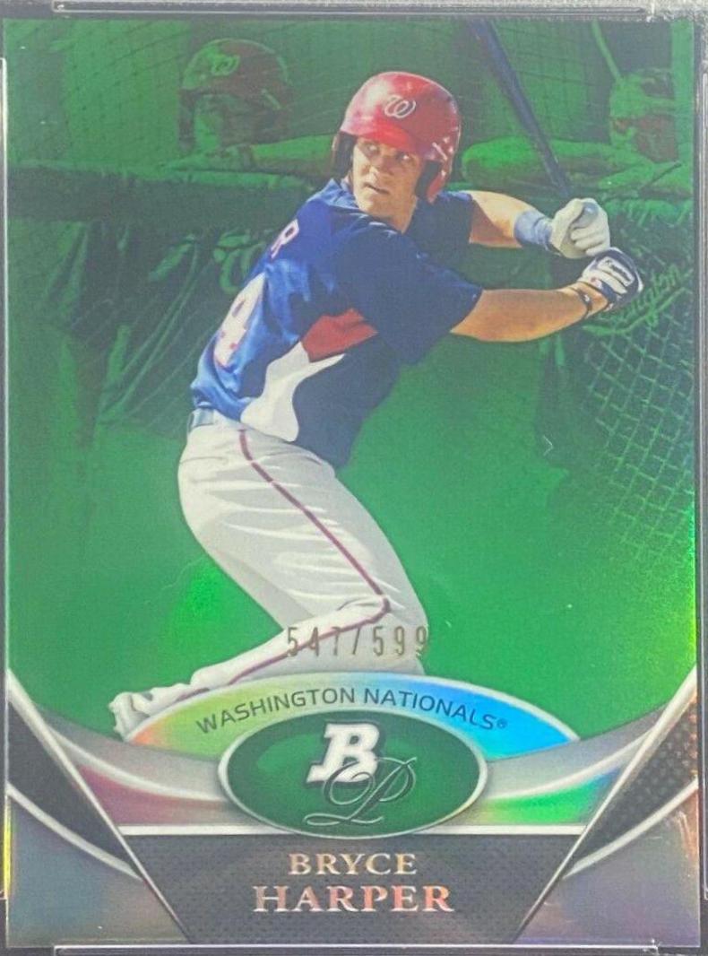 Bryce Harper [Green Refractor] #BPP1