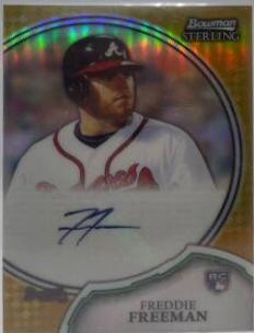 Freddie Freeman [Gold Refractor] #7