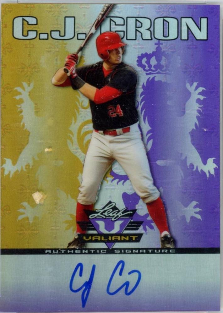 C. J. Cron [Prismatic Purple Autograph] #CC1