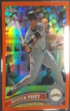 Buster Posey [Orange Refractor] #1