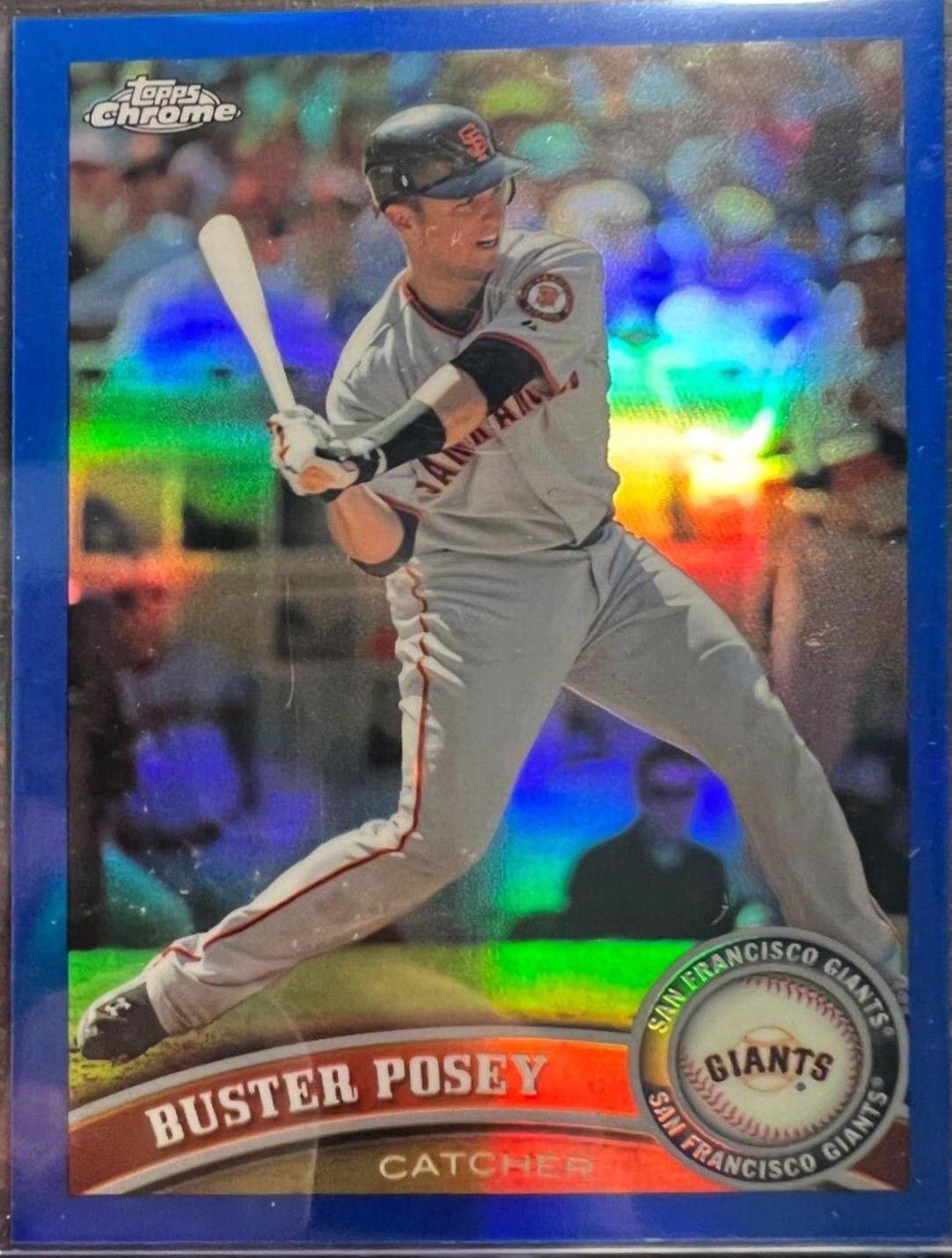 Buster Posey [Blue Refractor] #1