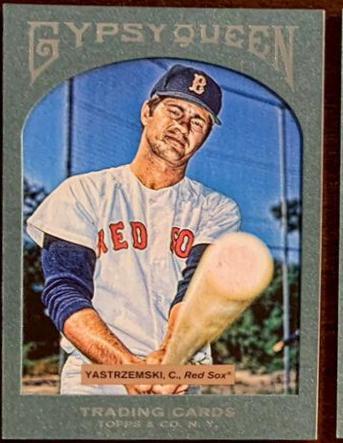Carl Yastrzemski [Framed Green] #73
