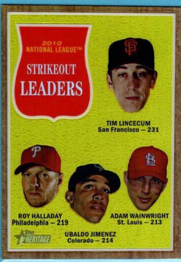 NL Strikeout Leaders [Green Refractor] #C15