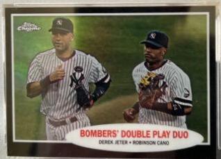 Derek Jeter, Robinson Cano [Black Refractor] #C102