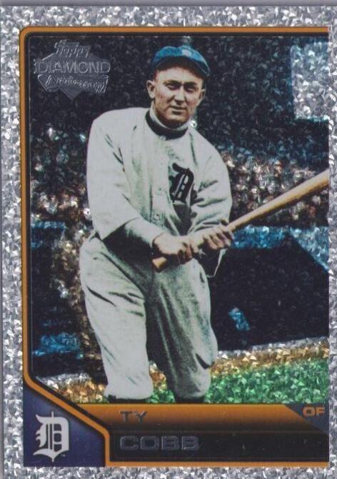 Ty Cobb [Diamond Anniversary Platinum Refractor] #105