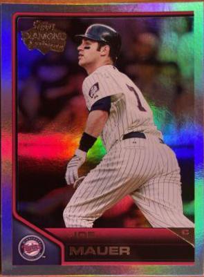 Joe Mauer [Diamond Anniversary Platinum Refractor] #130