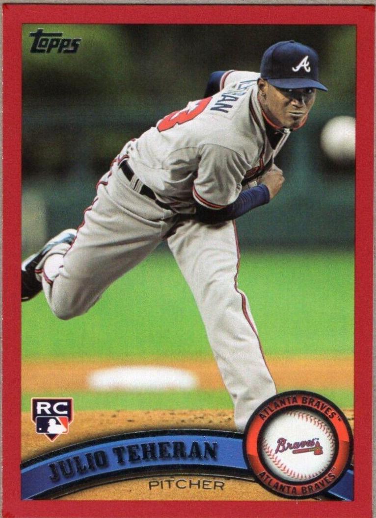 Julio Teheran [Red Border] #US152