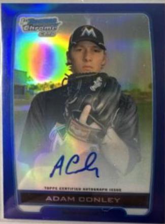 Adam Conley [Blue Refractor] #BCAAC