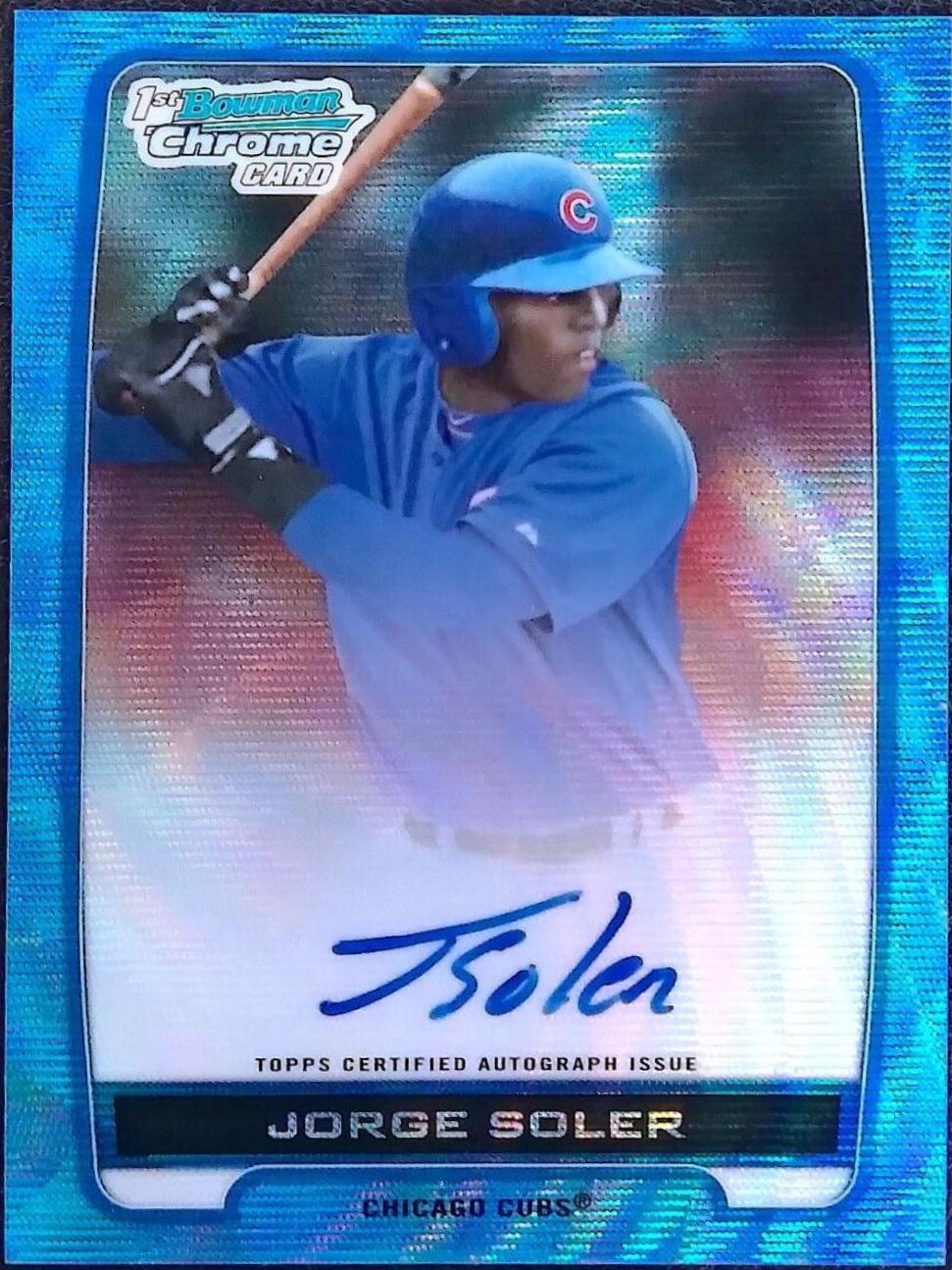 Jorge Soler [Blue Wave Refractor] #BCAJSO