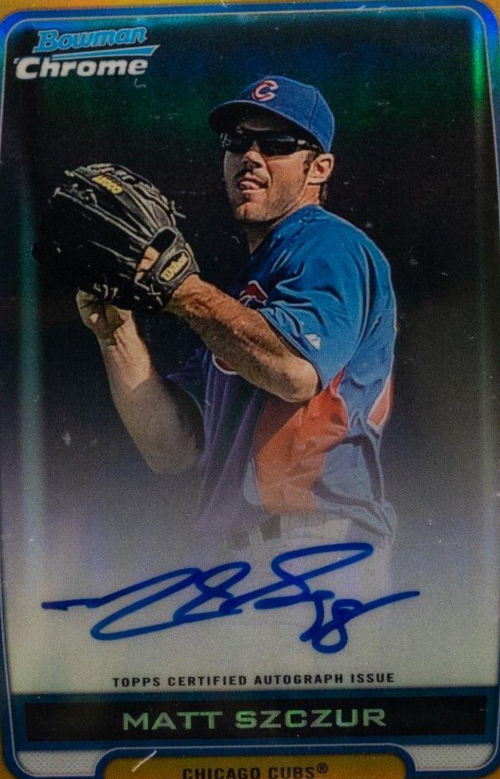 Matt Szczur [Gold Refractor] #BCAMS