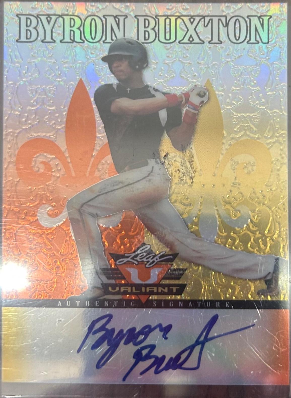 Byron Buxton [Orange Autograph] #VABB1
