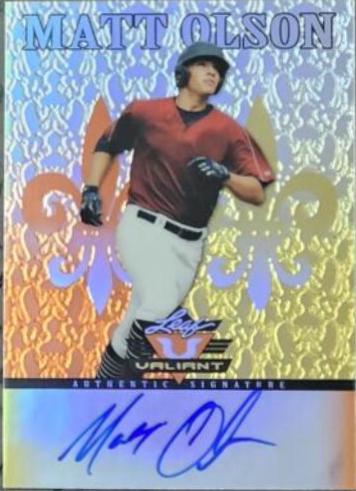 Matt Olson [Orange Autograph] #VAMO1