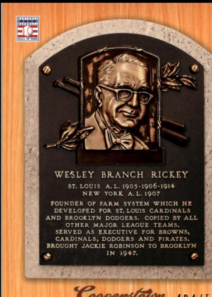 Branch Rickey #72