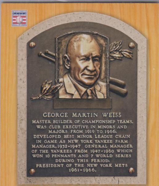 George Weiss #85
