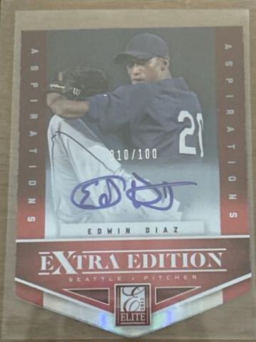 Edwin Diaz [Aspirations Die Cut Autograph] #36