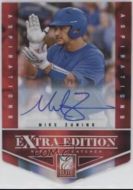 Mike Zunino [Status Die Cut Emerald Autograph] #103