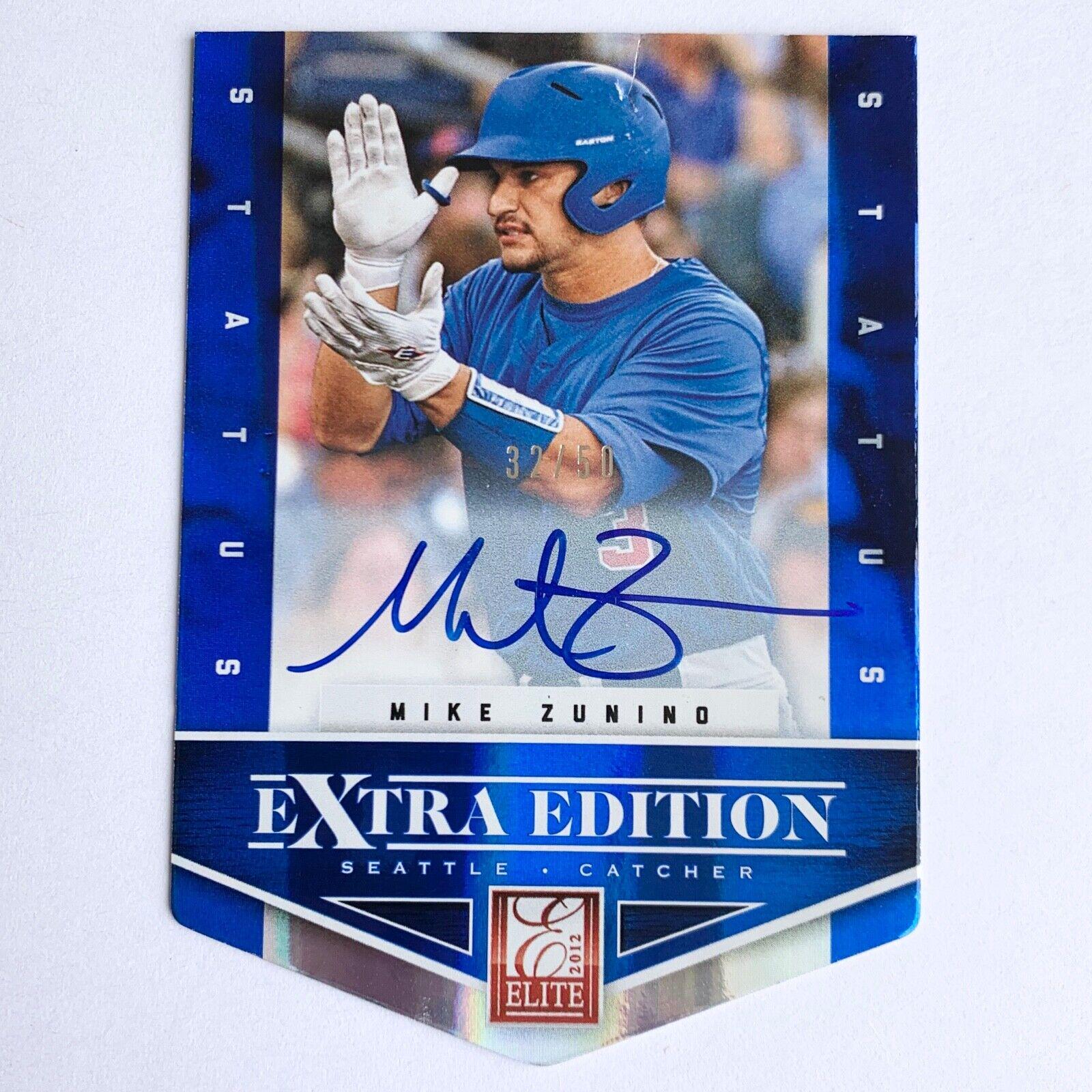 Mike Zunino [Status Die Cut Blue Autograph] #103