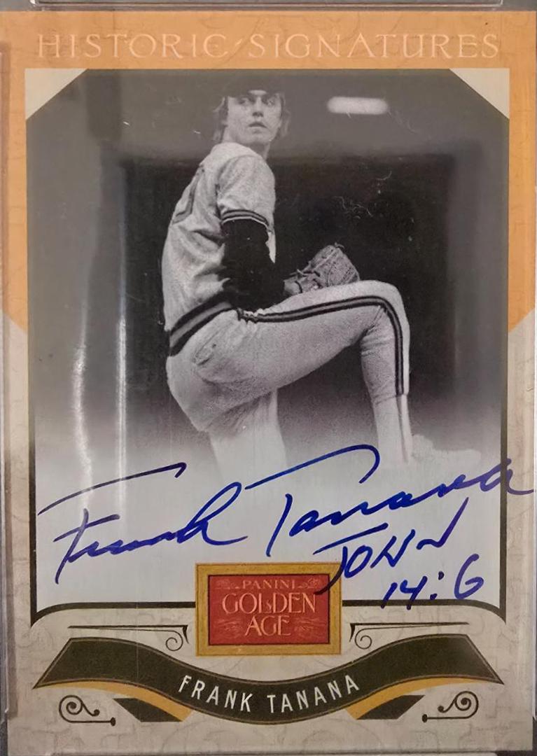 Frank Tanana Historical Signatures #FT