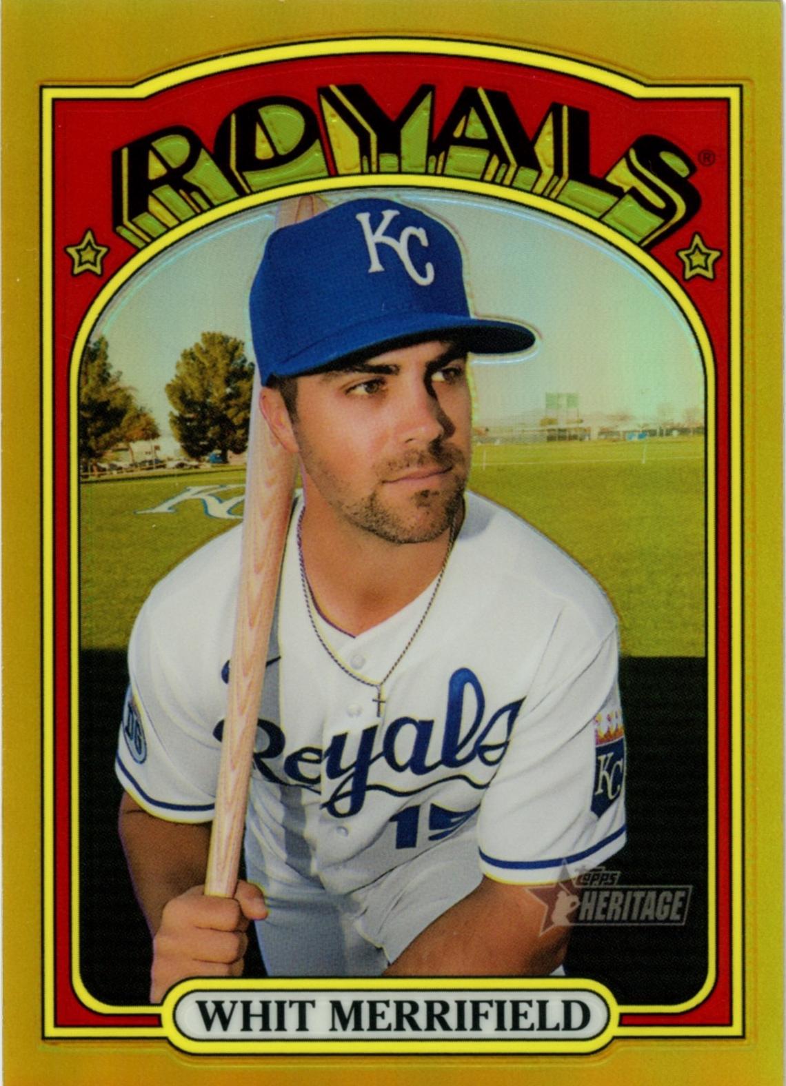 Whit Merrifield [Chrome Gold Refractor] #476