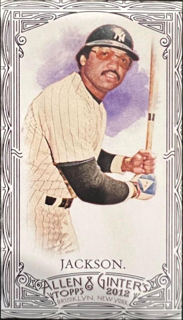 Reggie Jackson [Mini Black Border] #60